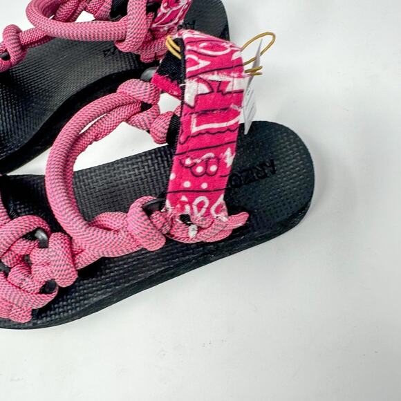 BRAND NEW Arizona Love Trekky Rope Pink Sandals, New with Tags Size 38 MSRP $140 - Picture 7 of 13